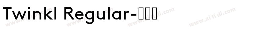 Twinkl Regular字体转换